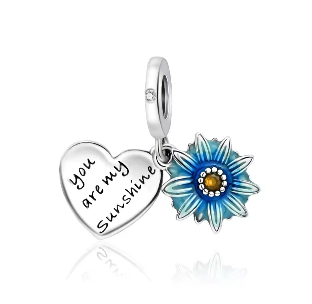 Blue Flower Pendant