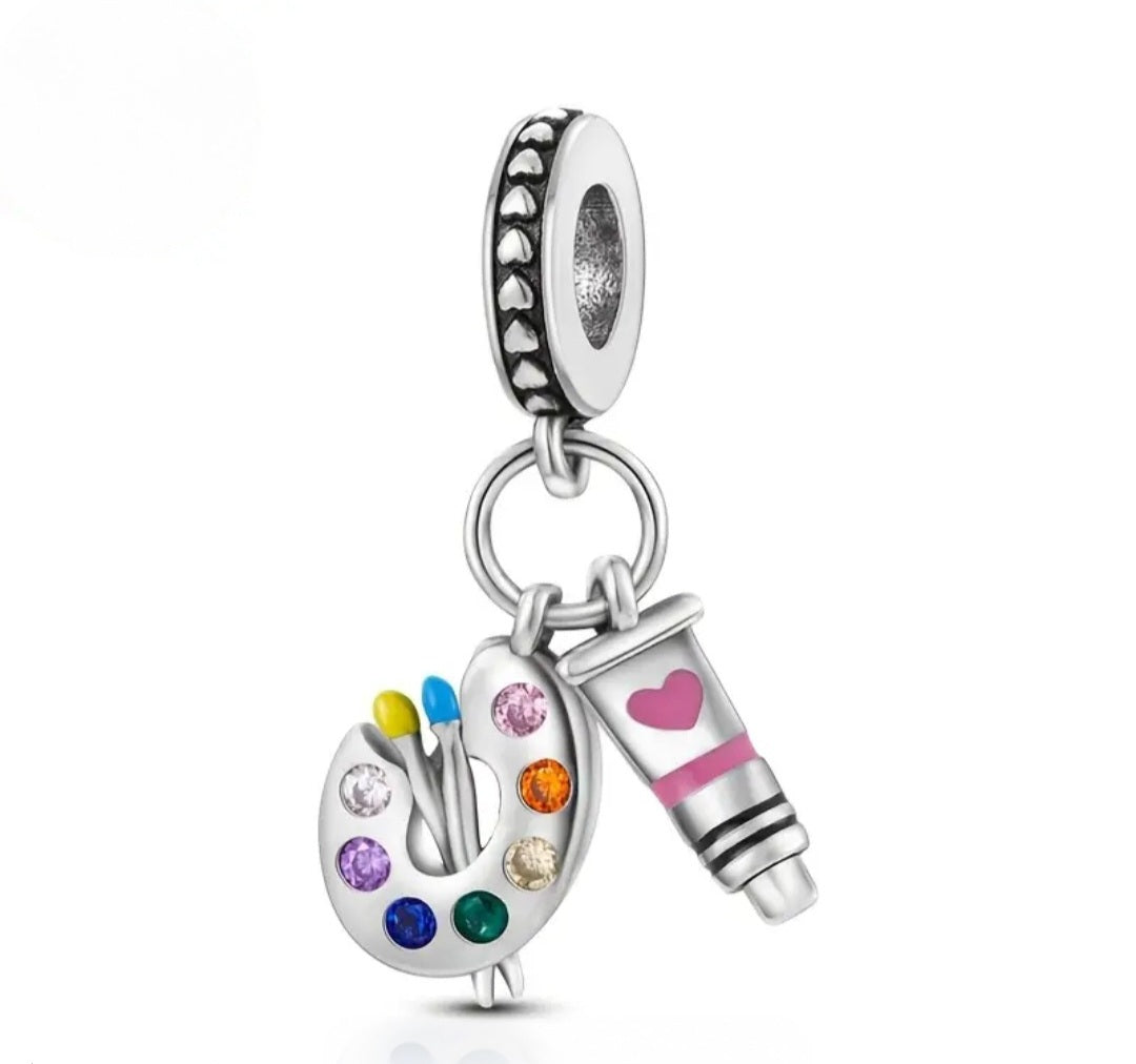 Paint Palette Pendant