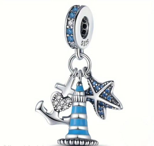 Lighthouse Starfish Pendant