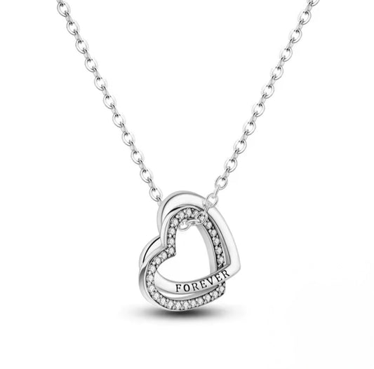 Double Heart Necklace