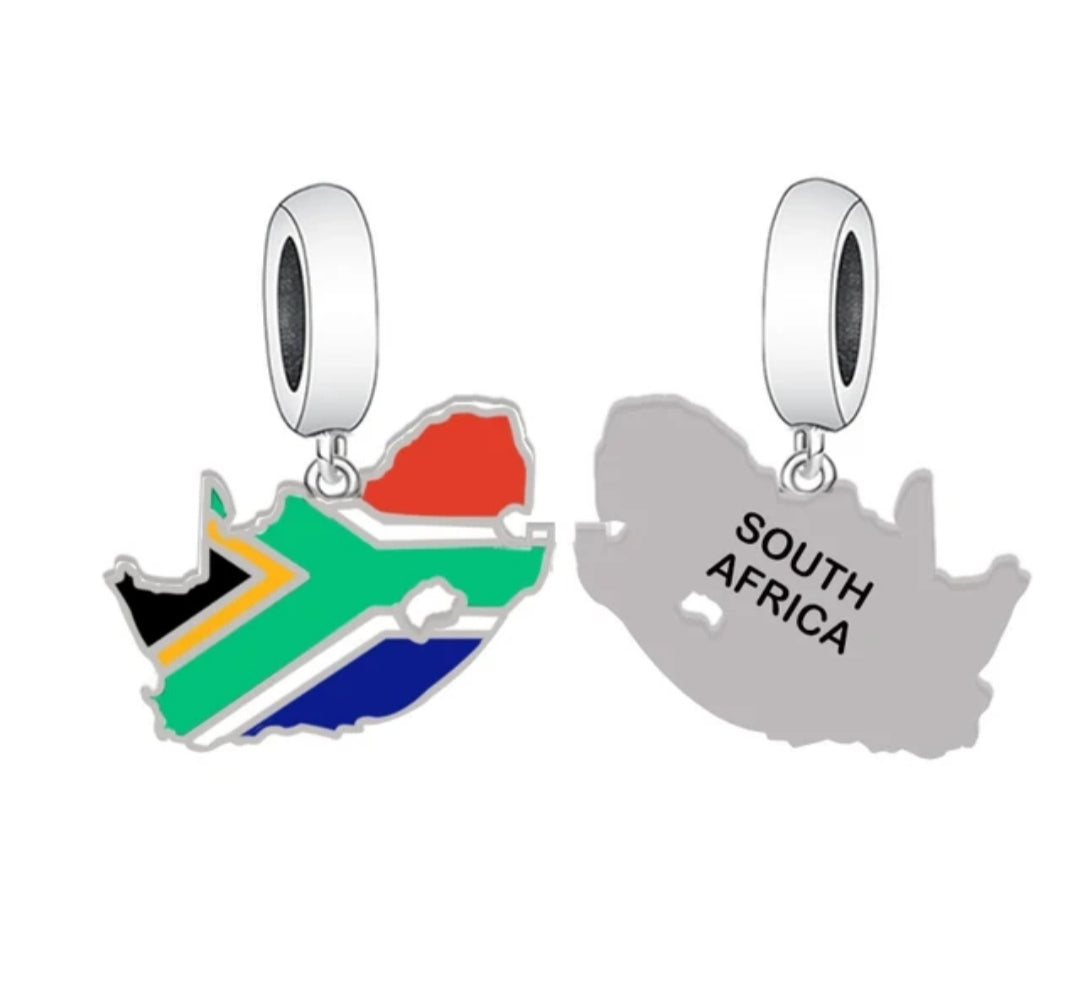 South Africa Flag Dangle Pendant