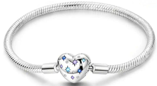 Sparkling Heart Bracelet
